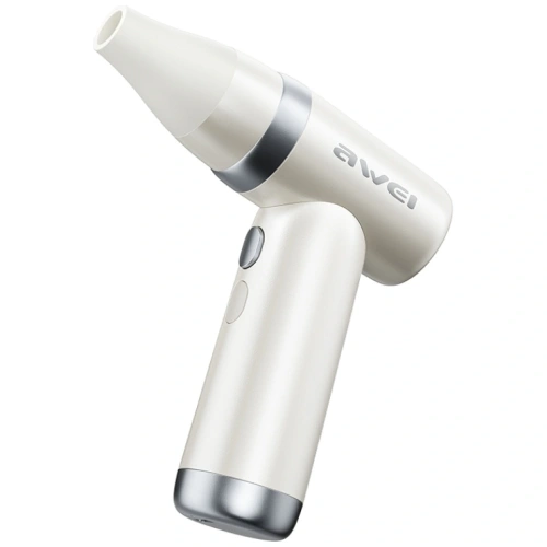 Wielofunkcyjny wiatrak AWEI F40 3w1 3300mAh biały