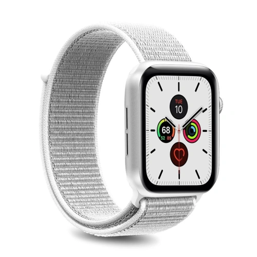 Kup Nylonový pásek PURO Band Apple Watch 4/5/6/7/SE/8/9/Ultra 44/45/49mm (Bílý) - PUR201WHT - {ean13} - Sklep Home Screen