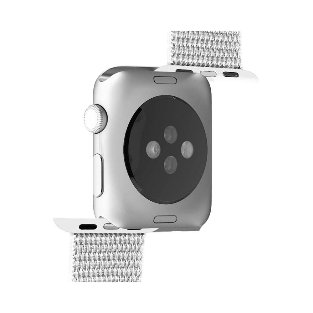 Nylonowy pasek PURO Band Apple Watch 4/5/6/7/SE/8/9/Ultra 44/45/49mm (Biały)