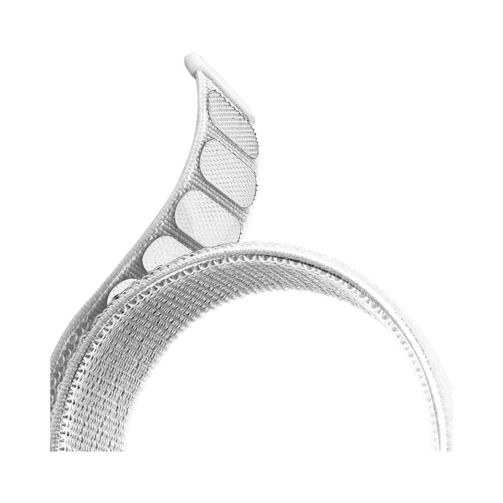 Nylonowy pasek PURO Band Apple Watch 4/5/6/7/SE/8/9/Ultra 44/45/49mm (Biały)