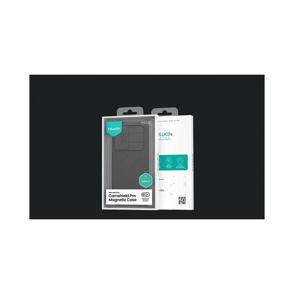 Etui Nillkin Camshield Pro z osłoną aparatu Magnetic Samsung A17 5G, Black / Czarny