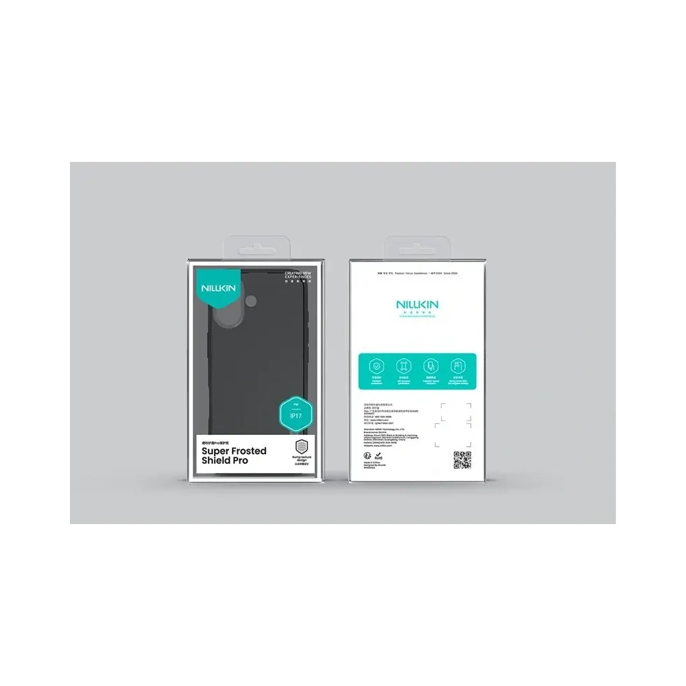 Etui Nillkin Super Shield Pro iPhone 17 Transparent Black / Przezroczysty Czarny