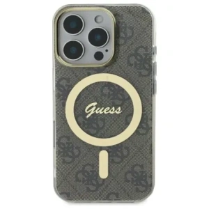 Etui Guess do Apple iPhone 16 Pro hardcase IML 4G MagSafe brązowy Etui Guess do Apple iPhone 16 Pro hardcase IML 4G MagSafe brązowy