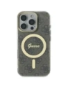 Etui Guess do Apple iPhone 16 Pro hardcase IML 4G MagSafe brązowy Etui Guess do Apple iPhone 16 Pro hardcase IML 4G MagSafe brązowy