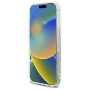 Etui Guess do Apple iPhone 16 Pro hardcase IML Rhinestones MagSafe biały Etui Guess do Apple iPhone 16 Pro hardcase IML Rhinestones MagSafe biały