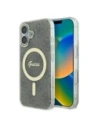 Etui Guess do Apple iPhone 16 hardcase IML 4G MagSafe brązowy Etui Guess do Apple iPhone 16 hardcase IML 4G MagSafe brązowy