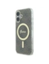 Etui Guess do Apple iPhone 16 hardcase IML 4G MagSafe brązowy Etui Guess do Apple iPhone 16 hardcase IML 4G MagSafe brązowy