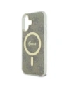 Etui Guess do Apple iPhone 16 hardcase IML 4G MagSafe brązowy Etui Guess do Apple iPhone 16 hardcase IML 4G MagSafe brązowy