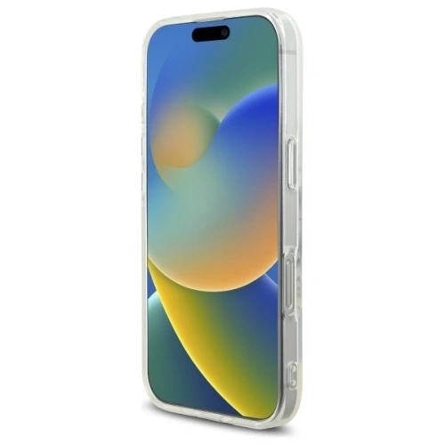 Etui Guess do Apple iPhone 16 Pro Max hardcase IML Rhinestones MagSafe biały