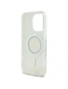 Etui Guess do Apple iPhone 16 Pro Max hardcase IML Rhinestones MagSafe biały