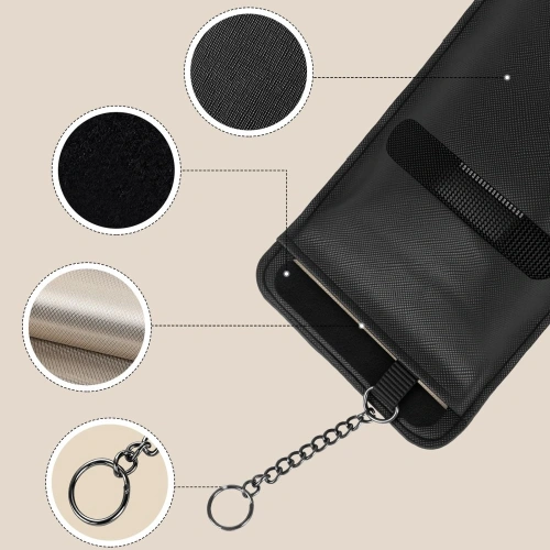 Klatka Faradaya Tech-Protect KLR400 Pouch Keyless RFID Signal Blocker Case Black Klatka Faradaya Tech-Protect KLR400 Pouch Keyless RFID Signal Blocker Case Black