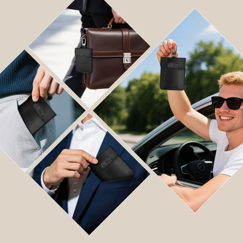 Klatka Faradaya Tech-Protect KLR400 Pouch Keyless RFID Signal Blocker Case Black Klatka Faradaya Tech-Protect KLR400 Pouch Keyless RFID Signal Blocker Case Black