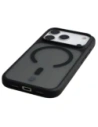 Etui z pierścieniem magnetycznym Bizon Case MatteO do Apple iPhone 17 Pro przydymione-czarne Etui z pierścieniem magnetycznym Bizon Case MatteO do Apple iPhone 17 Pro przydymione-czarne