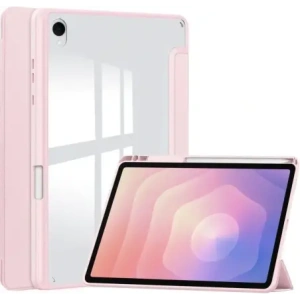 Etui z klapką Bizon Case Tab Clear Matt do Samsung Galaxy Tab S11 różowe Etui z klapką Bizon Case Tab Clear Matt do Samsung Galaxy Tab S11 różowe