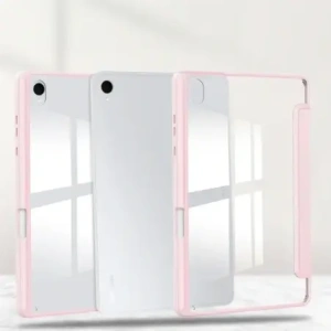 Etui z klapką Bizon Case Tab Clear Matt do Samsung Galaxy Tab S11 różowe Etui z klapką Bizon Case Tab Clear Matt do Samsung Galaxy Tab S11 różowe