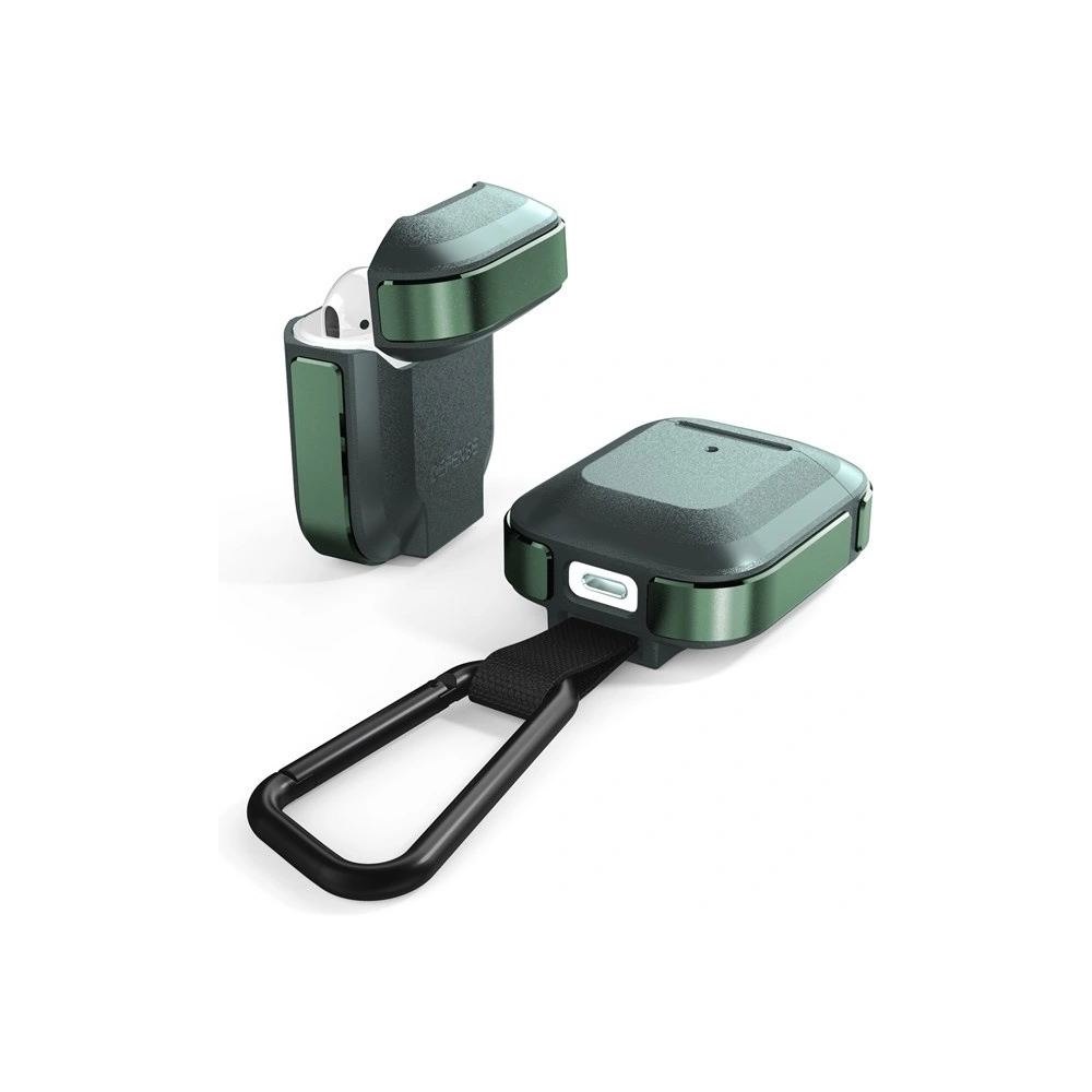 Pancerne etui X-Doria Defense Trek Apple AirPods 1/2 (Midnight Green)