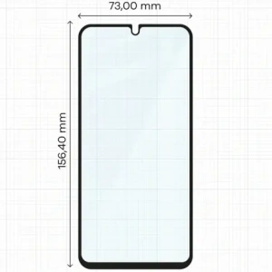 Szkło hartowane Bizon Glass Edge Duo do Samsung Galaxy A34 5G czarna ramka [2 PACK]