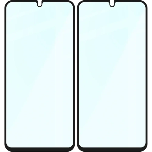 Szkło hartowane Bizon Glass Edge Duo do Samsung Galaxy A34 5G czarna ramka [2 PACK]