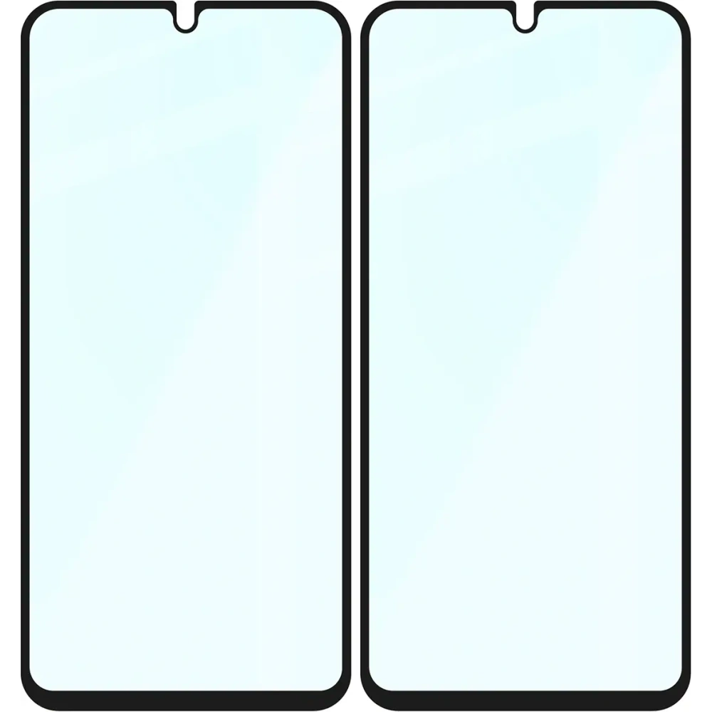 Szkło hartowane Bizon Glass Edge Duo do Samsung Galaxy A34 5G czarna ramka [2 PACK]