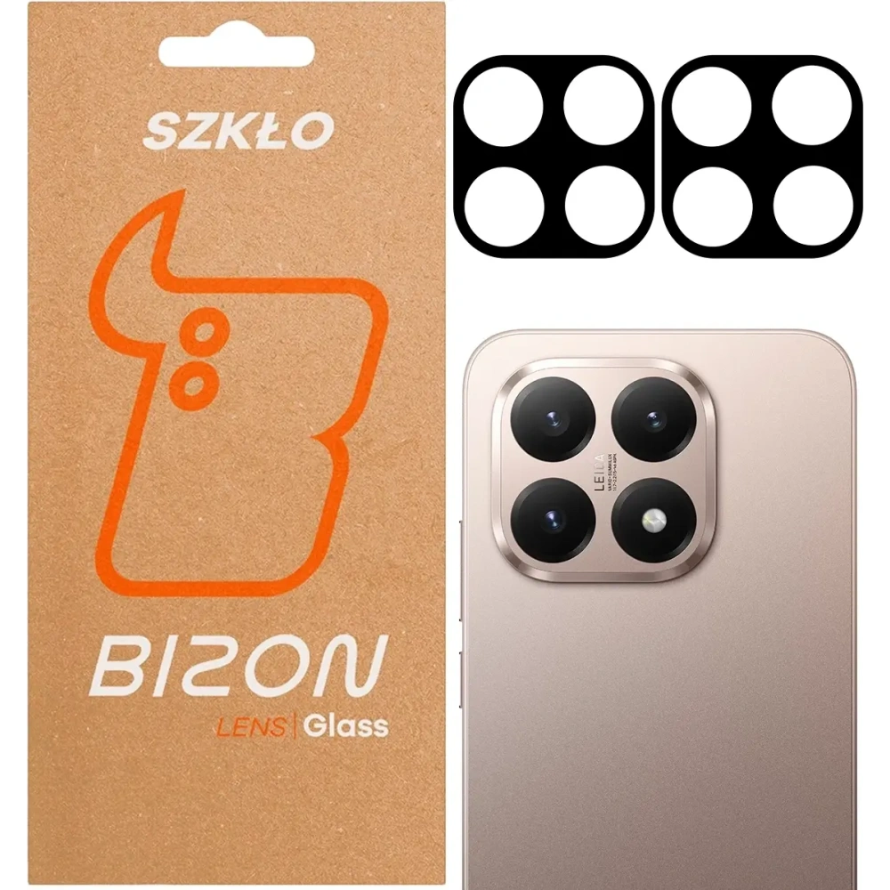 Szkło na aparat Bizon Glass Lens do Xiaomi 15T [2 PACK]