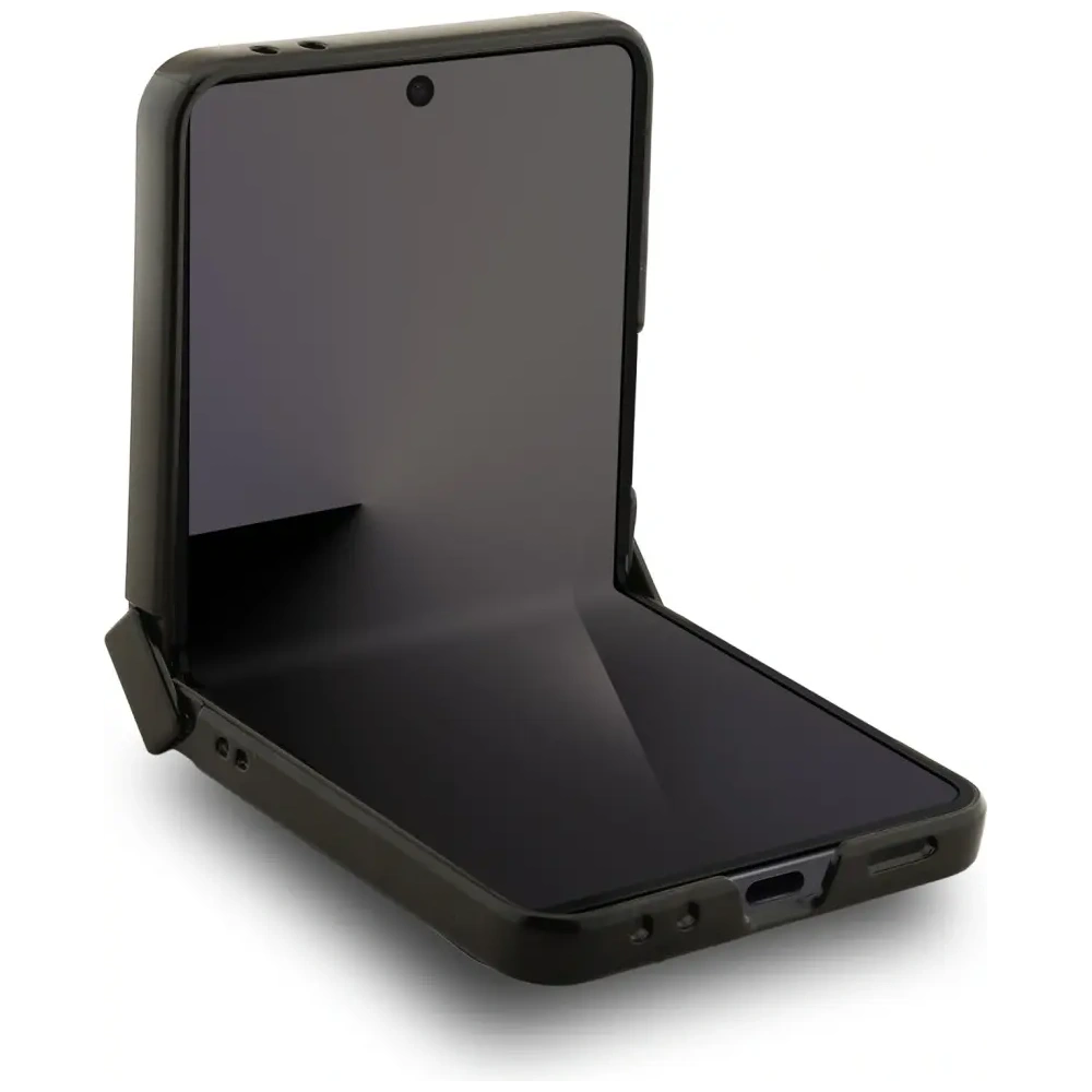 Etui Karl Lagerfeld Karl&Choupette Pins MagSafe do Samsung Galaxy Z Flip7 czarny