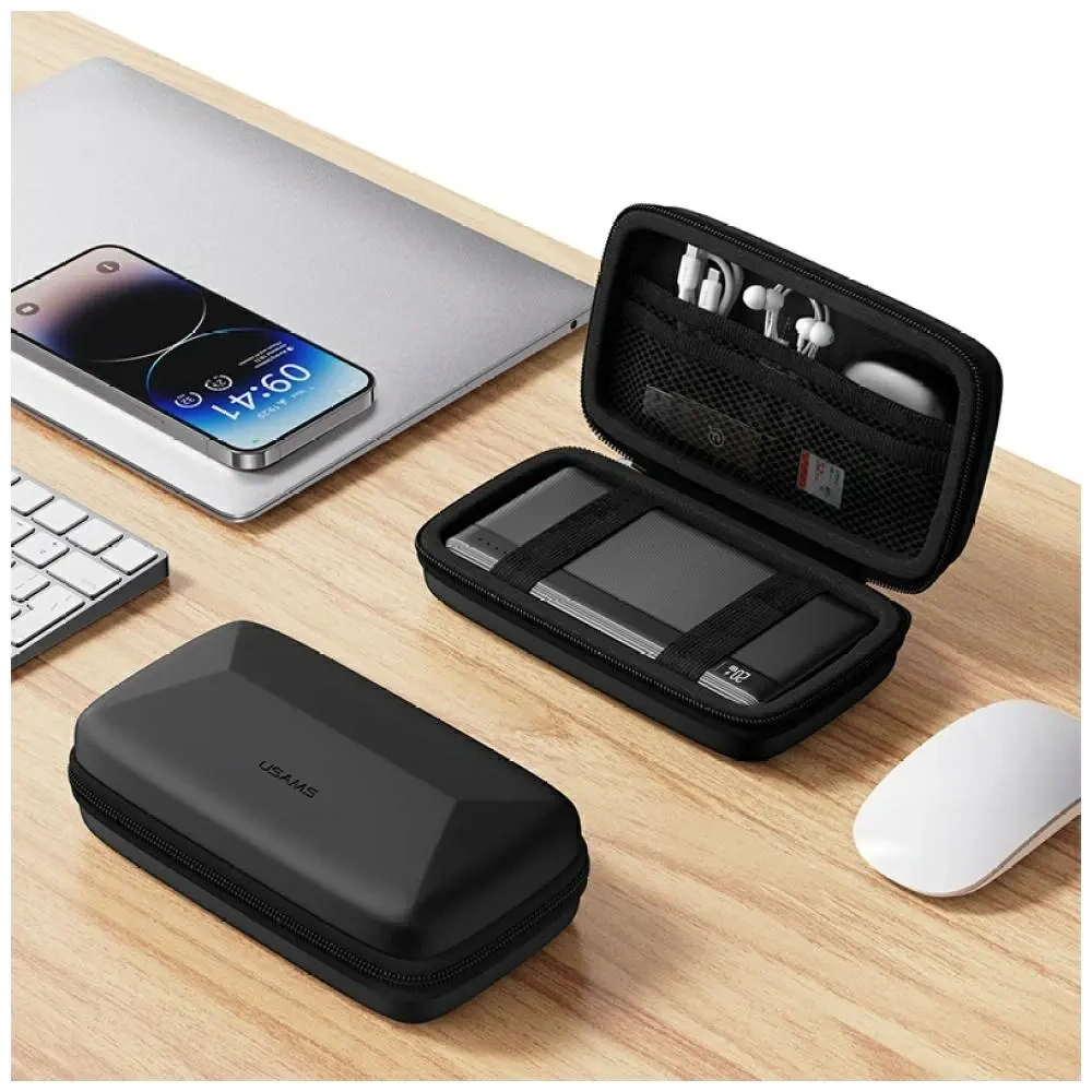 Etui / torba podróżna na akcesoria USAMS Series JX Jane06 czarny