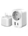 Adapter / przejściówka Tech-Protect TA100 Travel Adapter UK / EU White Adapter / przejściówka Tech-Protect TA100 Travel Adapter UK / EU White