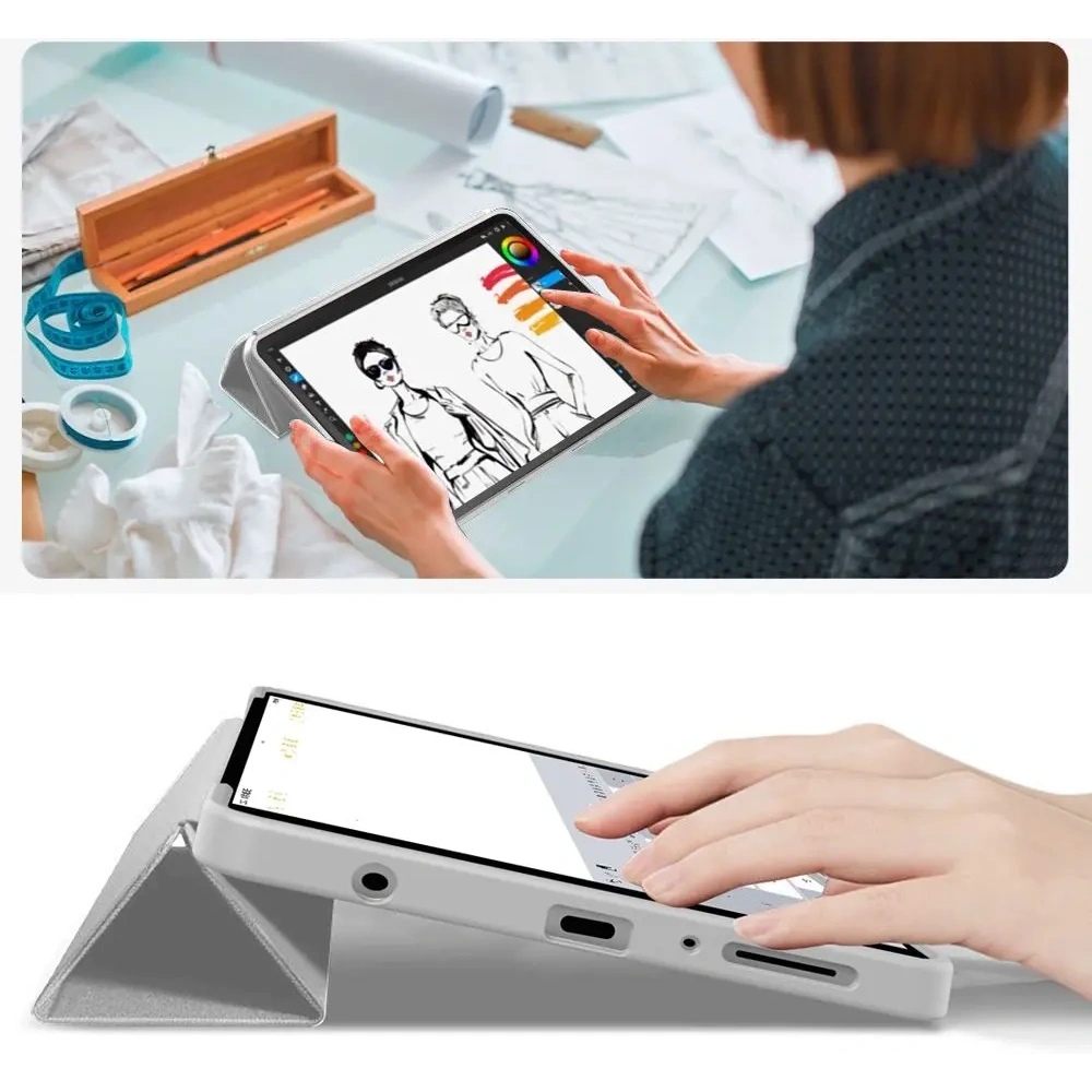 Etui Tech-Protect SmartCase do Samsung Galaxy Tab A9 / A11 8.7 X110 / X115 / X133 / X135 Grey