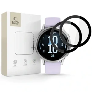 Szkło hybrydowe Tech-Protect Glass Flex+ do Garmin Venu 4 41mm Black [2 PACK]