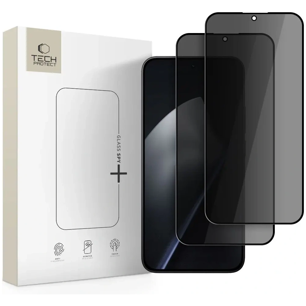 Szkło prywatyzujące Tech-Protect Glass Spy+ do Xiaomi 15T / 15T Pro Privacy [2 PACK]