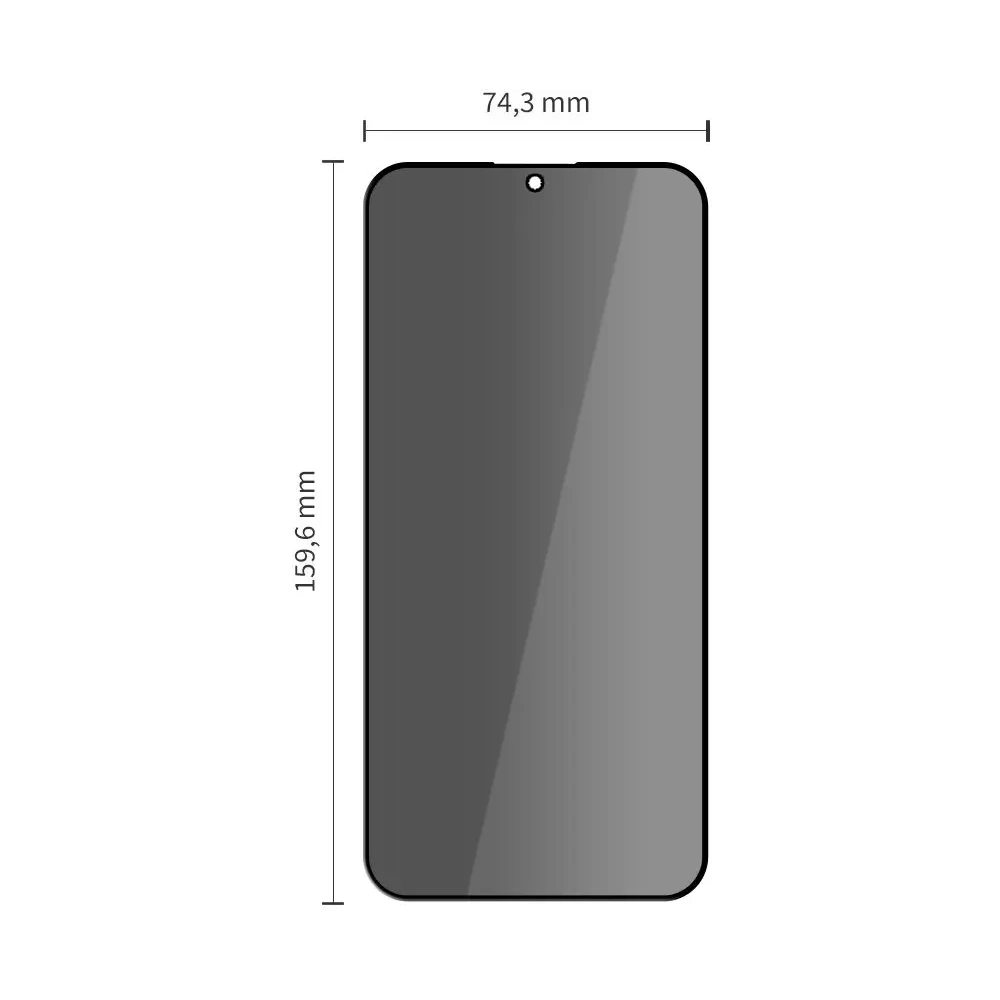 Szkło prywatyzujące Tech-Protect Glass Spy+ do Xiaomi 15T / 15T Pro Privacy [2 PACK]