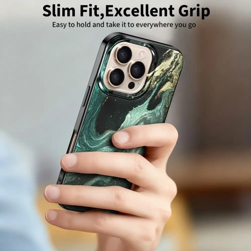 Etui Tech-Protect Lamano MagSafe do Apple iPhone 16 Pro Verde Aura Etui Tech-Protect Lamano MagSafe do Apple iPhone 16 Pro Verde Aura