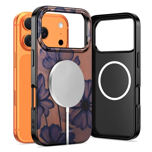 Etui Tech-Protect Lamano MagSafe do Apple iPhone 17 Pro Velvet Night