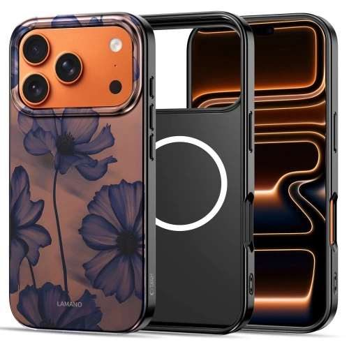 Etui Tech-Protect Lamano MagSafe do Apple iPhone 17 Pro Max Velvet Night