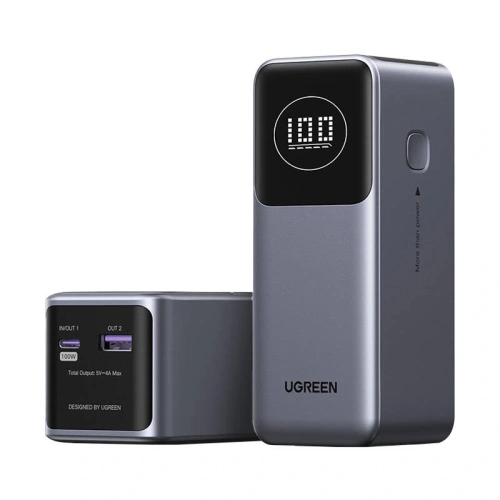 Powerbank UGREEN Nexode PB724 12000mAh USB-A, USB-C 100W Powerbank UGREEN Nexode PB724 12000mAh USB-A, USB-C 100W