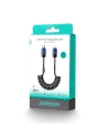 [CR] Kabel spiralny Joyroom S-A43 Crystal-Clear Series 30W USB-C / Lightning 1.5m czarny