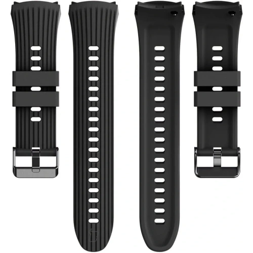 Silikonowy pasek Bizon Strap Watch Silicone T do Huawei Watch 5 46mm czarny