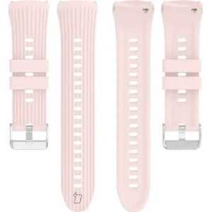 Silikonowy pasek Bizon Strap Watch Silicone T do Huawei Watch 5 46mm różowy