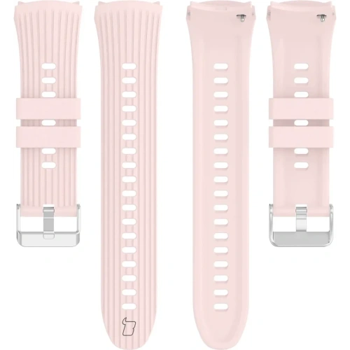 Silikonowy pasek Bizon Strap Watch Silicone T do Huawei Watch 5 46mm różowy