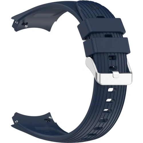 Silikonowy pasek Bizon Strap Watch Silicone T do Huawei Watch 5 46mm granatowy