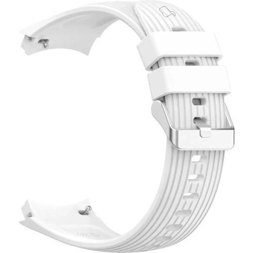 Silikonowy pasek Bizon Strap Watch Silicone T do Huawei Watch 5 46mm biały