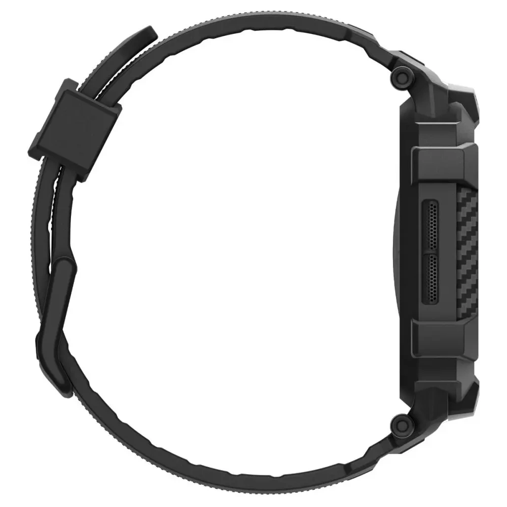 Etui z paskiem Spigen Rugged Armor Pro V2 do Apple Watch 10 / 11 42mm Matte Black