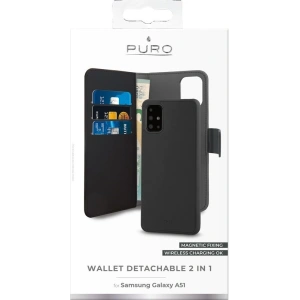 Kup Samsung PURO Geldbörse Abnehmbare 2-in-1 Tasche Galaxy A51 (schwarz) - PUR205BLK - {ean13} - Sklep Home Screen