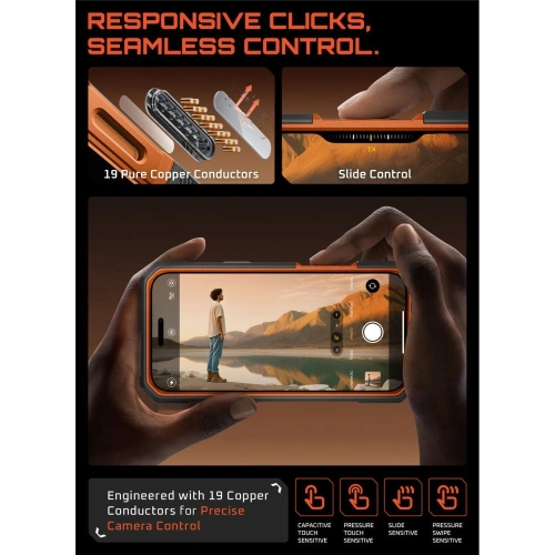 Etui Supcase Unicorn Beetle Grip Pro Mag MagSafe do Apple iPhone 17 Pro Max Clear/coral Etui Supcase Unicorn Beetle Grip Pro Mag MagSafe do Apple iPhone 17 Pro Max Clear/coral