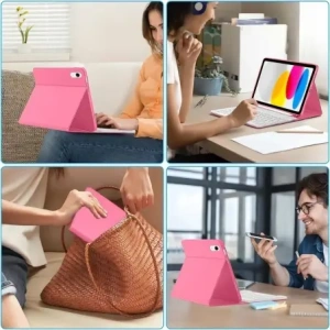 Etui Tech-Protect SmartCase Pen + Keyboard Apple iPad 10.9" 2022 / 11" 2025 Magenta