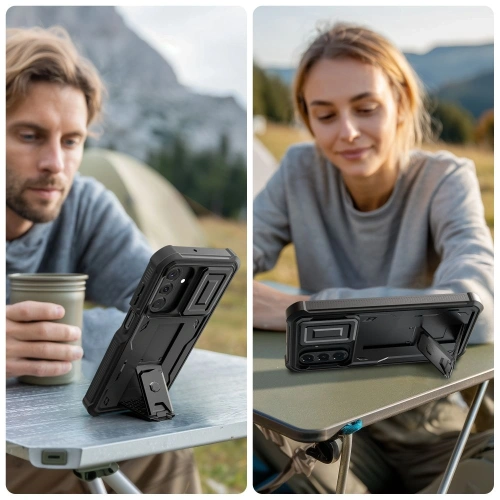 Etui Tech-Protect Kevlar Cam+ do Samsung Galaxy A17 4G / 5G Black