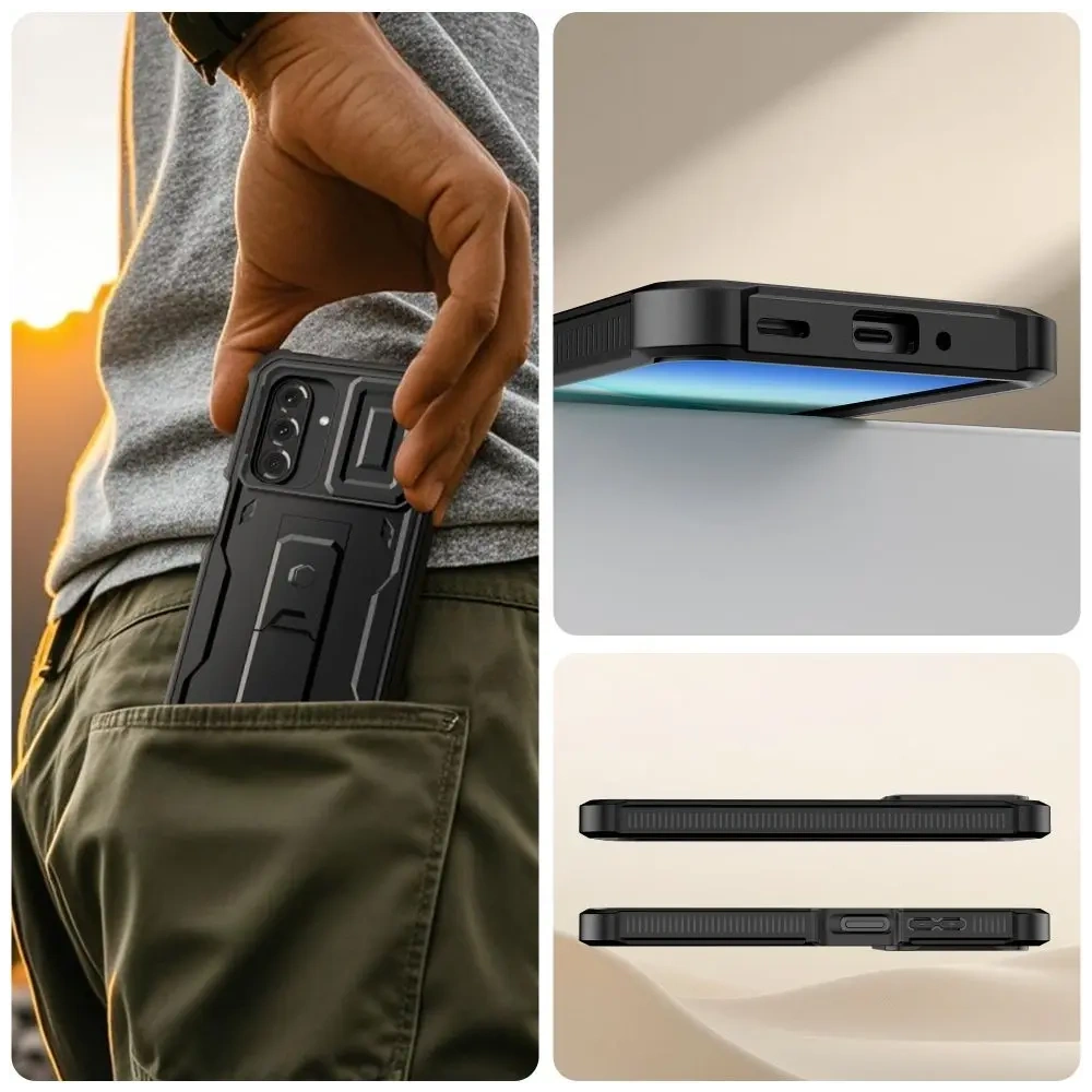 Etui Tech-Protect Kevlar Cam+ do Samsung Galaxy A17 4G / 5G Black