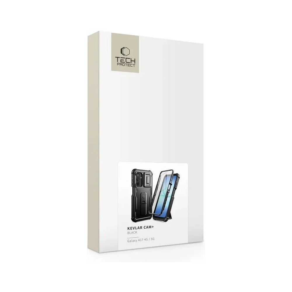 Etui Tech-Protect Kevlar Cam+ do Samsung Galaxy A17 4G / 5G Black