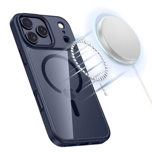 Etui Tech-Protect Magmat MagSafe do Apple iPhone 17 Pro Max Deep Blue/clear Etui Tech-Protect Magmat MagSafe do Apple iPhone 17 Pro Max Deep Blue/clear