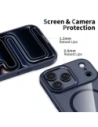 Etui Tech-Protect Magmat MagSafe do Apple iPhone 17 Pro Max Deep Blue/clear Etui Tech-Protect Magmat MagSafe do Apple iPhone 17 Pro Max Deep Blue/clear